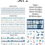 Washi Tape Set, Washi Tape, Skinny Washi Tape, Scrapbooking Tape, Diary Decal, Planner Supplies, Deco Tape, Planner Border Tape, Stickers