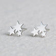 Star Studs - Star Stud Earrings - Tiny Star Earrings - Thin Silver Earrings - Simple Stud Earrings - Dainty Stud Earrings -  Earrings Gift