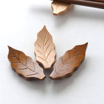 Leaf Chopstick Rest - Wooden Chopstick Holder - Cute Japanese Chopstick Stand - Serving Utensils - Table Decor - Restaurant Decoration