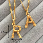 Gold Initial Necklace, Alphabet Necklace, A to Z Letter Necklace, Personalized Jewelry, Dainty Necklace, Monogram Necklace, Gift for Her