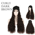 Hat With Hair Attached | Hat with Hair | Alopecia hair | Hat Wig | Hair Loss Hat With Hair | Long Hair Wig
