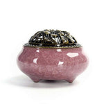 ที่วางธูปเซรามิก - เครื่องเผาธูป - ที่วางธูป - ของตกแต่งจีนโบราณ - กล่องเผา - ที่รองเถ้าธูป - สไตล์โบโฮ ฮิปปี้ ธรรมชาติ