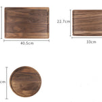 Walnut Edge Grain Cutting Board - Chopping Block - Serving Board - Kitchen Supplies Cooking - Birthday, Anniversary Housewarming Gift