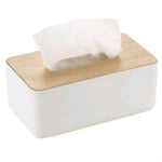 Wooden Tissue Box - Rectangular Modern Box - Handkerchief Box - Unpainted Decoupage Box - Home Decor - Plain Natural - Oak Wood