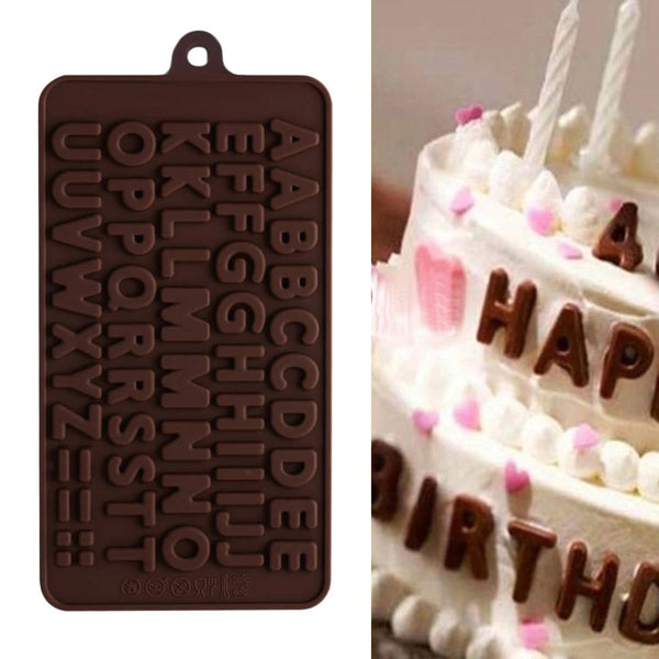 Mold Alphabet Jewelry Casting Mold Letter Jewelry Making Mold DIY Sugar Cake Chocolate Craft Casting Mould Silicone Casting Molds Set Kit