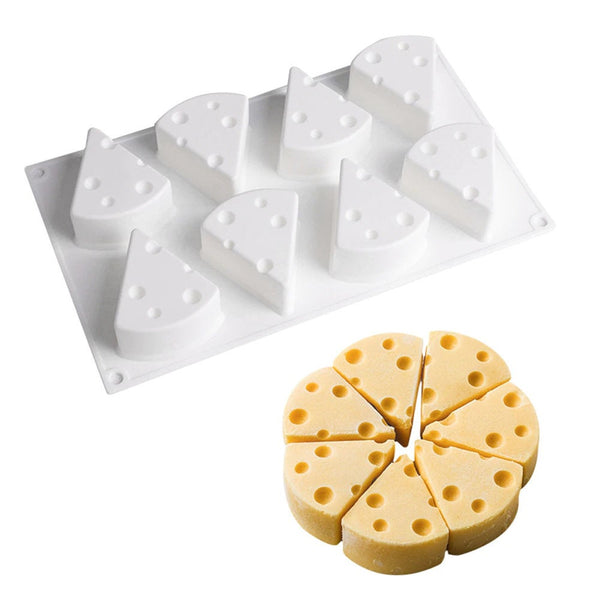Cheese Shape Cake Mold, Decoration Cookie Mold, Decoration Mold, Resin Mold, Chocolate silicone Candy Cake Crafts Soap Candle Baking Kitchen