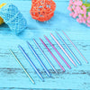 Crochet Hooks Set Aluminum Needles With Tools Accessories for Arts Crafts Yarn Knitting Sewing Ergonomic Locking Stitch Makers with Case