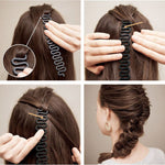 French Braid Twist Hair Tool for Easy Hairstyles - Hair Styling Tool - Tail Fish Ponytail Maker - Loop Hair - Party Supplies - Braider Tool