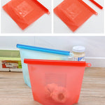 Silicone Vacuum Food Sealer Bags Wraps Fridge Food Storage Container 1.5 Litres - Vacum Sealing Bag - Refrigerator Frozen Bag Fresh Fruit