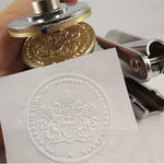 Custom Embosser, Personalized Embosser Stamp, Customized Logo or Emblem Embosser, Wedding Logo Custom Embosser, Library Book Embosser