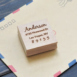 Custom Wooden Stamp - Address Stamp - Custom Address Stamper - Personalized Stamp - Create Your Own - Return Address - Wedding Envelope