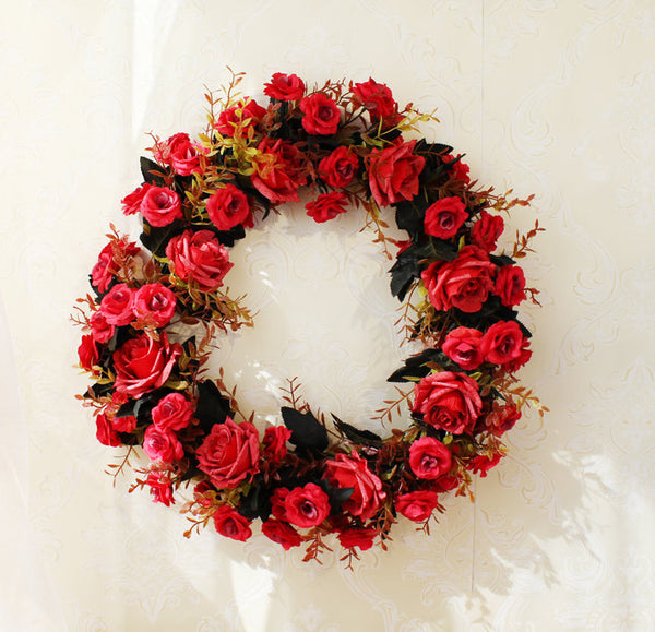 Holiday Wreath, Contemporary Wreath, Wall Decor, Kitchen Wreath, Summer Wreath, House Decor, Housewarming Gift, Wedding Decor, Spring Easter