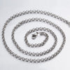 Stainless Steel Rolo Chains - Necklace Chains for Jewelry Making Supplies - Chain for Necklaces - Stainless Steel Mens & Womens - DIY