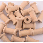 Wooden Bobbins, Wood Spools, Hourglass Wood Spool, Wooden Spool, Unfinished Spools, Spools for Twine, Sewing Spools, Wood Crafts Supplies