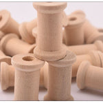 Wooden Bobbins, Wood Spools, Hourglass Wood Spool, Wooden Spool, Unfinished Spools, Spools for Twine, Sewing Spools, Wood Crafts Supplies