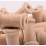 Wooden Bobbins, Wood Spools, Hourglass Wood Spool, Wooden Spool, Unfinished Spools, Spools for Twine, Sewing Spools, Wood Crafts Supplies
