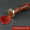 Custom Wax Stamp - Custom Wax Seal - Personalized Wax Stamp - Wax Label - Wax Stickers - Wax Glue Sticks - Letter Picture Logo Monogram