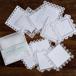 10 Pcs Assorted Crocheted Doilies, Handmade Floral Lace Doilies Round Table Coasters For Wedding Home Decorations ~ 4” Round Doilies Mat