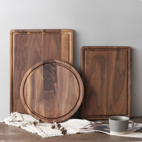 Walnut Edge Grain Cutting Board - Chopping Block - Serving Board - Kitchen Supplies Cooking - Birthday, Anniversary Housewarming Gift