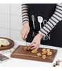 Walnut Edge Grain Cutting Board - Chopping Block - Serving Board - Kitchen Supplies Cooking - Birthday, Anniversary Housewarming Gift