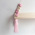 Wooden Hanging Shelf, Nursery Shelves, Small Floating Shelf, Swing Shelves, Baby Shower Favours For Girls, Small Wooden Wall Shelf, Decor