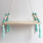 Wooden Hanging Shelf, Nursery Shelves, Small Floating Shelf, Swing Shelves, Baby Shower Favours For Girls, Small Wooden Wall Shelf, Decor