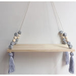 Wooden Hanging Shelf, Nursery Shelves, Small Floating Shelf, Swing Shelves, Baby Shower Favours For Girls, Small Wooden Wall Shelf, Decor
