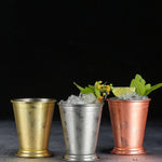 Mint Julep Cup - Mint Cocktail Metal Cup - Steel Barware Bartender Supplies