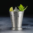 Pahar Mint Julep - pahar metalic pentru cocktail cu mentă - accesorii din oțel pentru bar, ustensile pentru barman