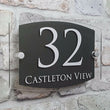 House Number Sign | Address Sign for Yard | Address Plaque for House | House Number Plaque | Home Address Sign | Custom Address Sign | Personalized