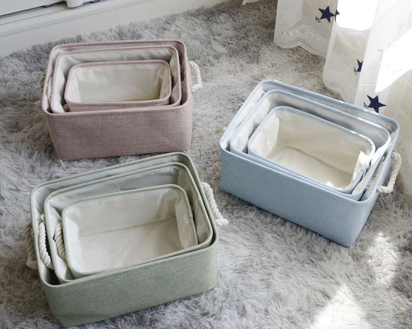 Foldable Storage Basket for Organizing Home, Shelf, Gifts, Baby Nursery, Closet, Storage Bin, Home Organizer, Stationary Storage Box, Desk