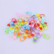 Set de 100 markere de cusut cu închidere - markere din plastic pentru cusut - markere pentru tricotat - materiale pentru tricotat și croșetat