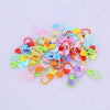 Pack of 100 Locking Stitch Markers - Plastic Stitch Markers - Knitting Markers - Knitting Supplies - For Knitting and Crochet