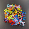 Pack of 100 Locking Stitch Markers - Plastic Stitch Markers - Knitting Markers - Knitting Supplies - For Knitting and Crochet