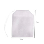 Empty Fabric Tea Bags with String - Eco Friendly Disposable Herb Lavender Pouch Loose Leaf Tea Infuser Strainer Drawstring Filter