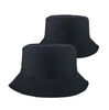 Personalized Bucket Hat - Customized Custom Text Logo Bucket Hat - Gift Summer Hat - Custom Made Black Sun Hat - Unisex - Boyfriend Husband