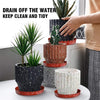 10 Drainage Trays - Succulent Planter Drip Tray- Drain Dish- Planter Pot Water Catcher- Drainage Plate- Minimalist Simple Plant Saucer