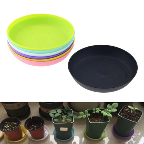 10 Colorful Drainage Trays - Succulent Planter Drip Tray- Drain Dish Planter Pot Water Catcher Minimalist Simple Plant Saucer Drainage Plate