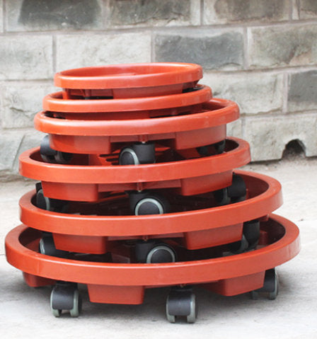 plant saucer wheels Drainage Trays With Wheel - Succulent Planter Drip Tray