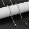 Stainless Steel Rolo Chains - Necklace Chains for Jewelry Making Supplies - Chain for Necklaces - Stainless Steel Mens & Womens - DIY