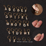 Initial Earrings, Personalized Gift Jewelry, Letter Jewelry, Gold Initial Earring, Dainty Gold Jewelry, Initial Gift Earring, Letter Earring