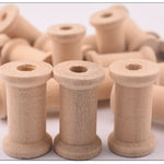 Wooden Bobbins, Wood Spools, Hourglass Wood Spool, Wooden Spool, Unfinished Spools, Spools for Twine, Sewing Spools, Wood Crafts Supplies