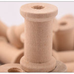 Wooden Bobbins, Wood Spools, Hourglass Wood Spool, Wooden Spool, Unfinished Spools, Spools for Twine, Sewing Spools, Wood Crafts Supplies