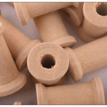 Wooden Bobbins, Wood Spools, Hourglass Wood Spool, Wooden Spool, Unfinished Spools, Spools for Twine, Sewing Spools, Wood Crafts Supplies