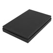 Black Cufflink & Ring Display Case Storage Organizer Box with Glass Window - Large Jewelry Display Case - Ring Holder - Earring Pin