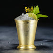 Pahar Mint Julep - pahar metalic pentru cocktail cu mentă - accesorii din oțel pentru bar, ustensile pentru barman