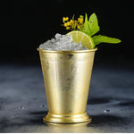 Mint Julep Cup - Mint Cocktail Metal Cup - Steel Barware Bartender Supplies