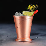 Mint Julep Cup - Mint Cocktail Metal Cup - Steel Barware Bartender Supplies