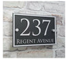 House Number Sign | Address Sign for Yard | Address Plaque for House | House Number Plaque | Home Address Sign | Custom Address Sign | Personalized