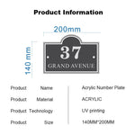 Personalized House Number Sign | Custom Address Sign for Yard | Address Plaque for House | House Number Plaque | Home Address Sign | Custom Address Sign
